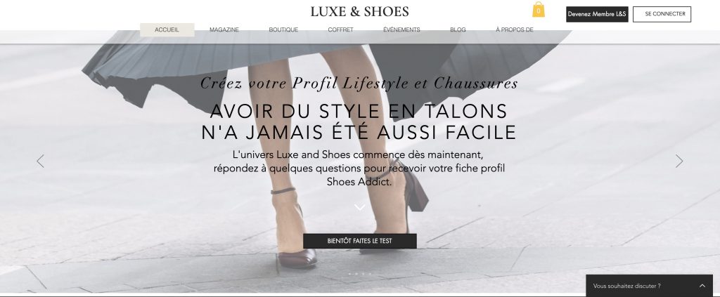 luxe and shoes box chaussures