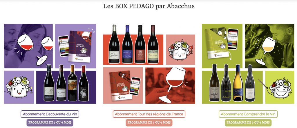 box de vins abacchus
