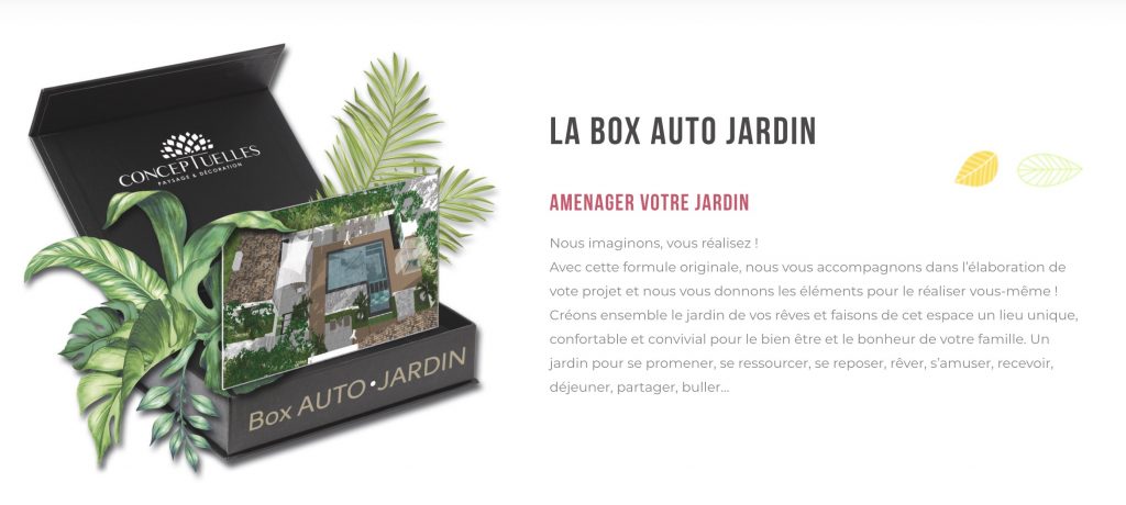 box auto jardin box paysagiste