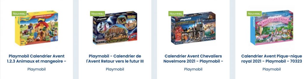 calendrier avent playmobil