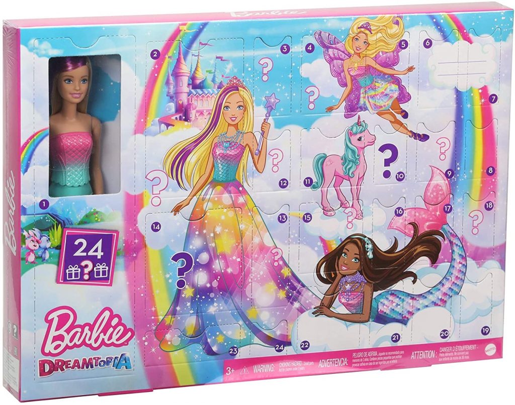 calendrier avent barbie dreamtopia