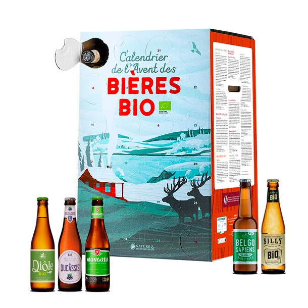 calendrier avent bières belges bio