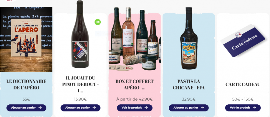 Box vins Fédération Française de l’Apéritif