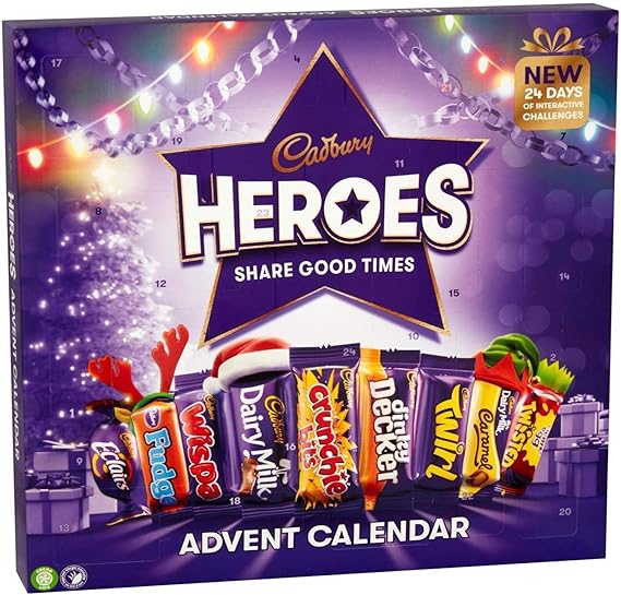 calendrier de l’avent Cadbury Heroes 2023
