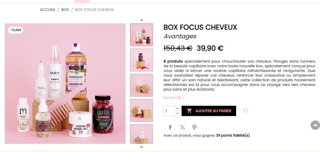 Box Focus Cheveux du magazine Avantage
